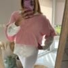 Pull " " oversize rose