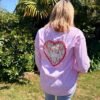 chemise" NALLA" rose