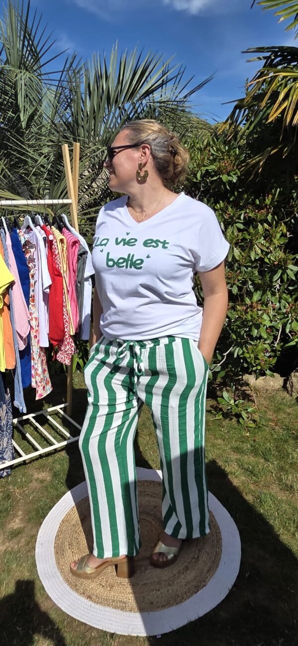 t-shirt "La vie est belle"