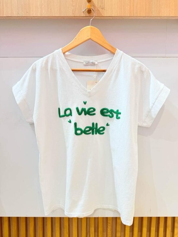 t-shirt "La vie est belle"