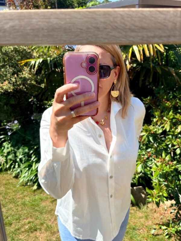 CHEMISE "NALLA"BLANCHE