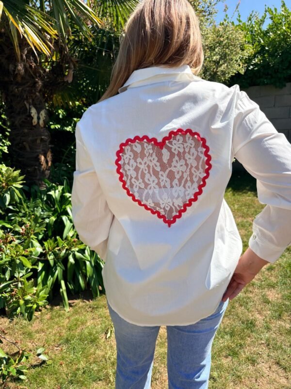 CHEMISE"NALLA" BLANCHE