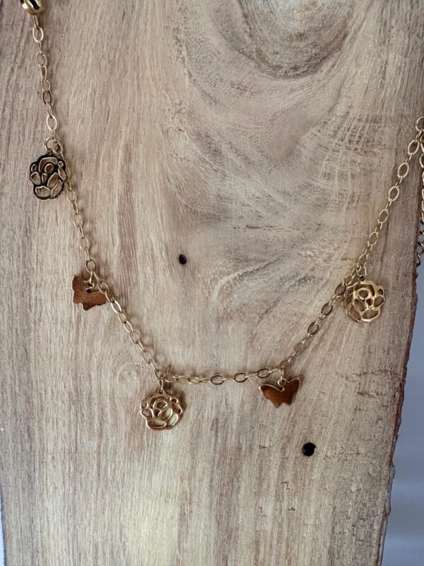 Chaine de cheville "PAPILLON"