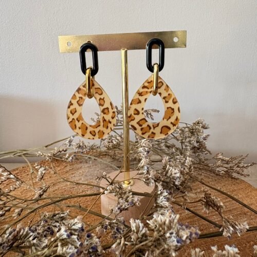 f4 Boucles d'oreilles "VANILLE"