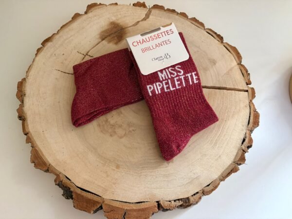 Chaussettes "MISS PIPELETEE"
